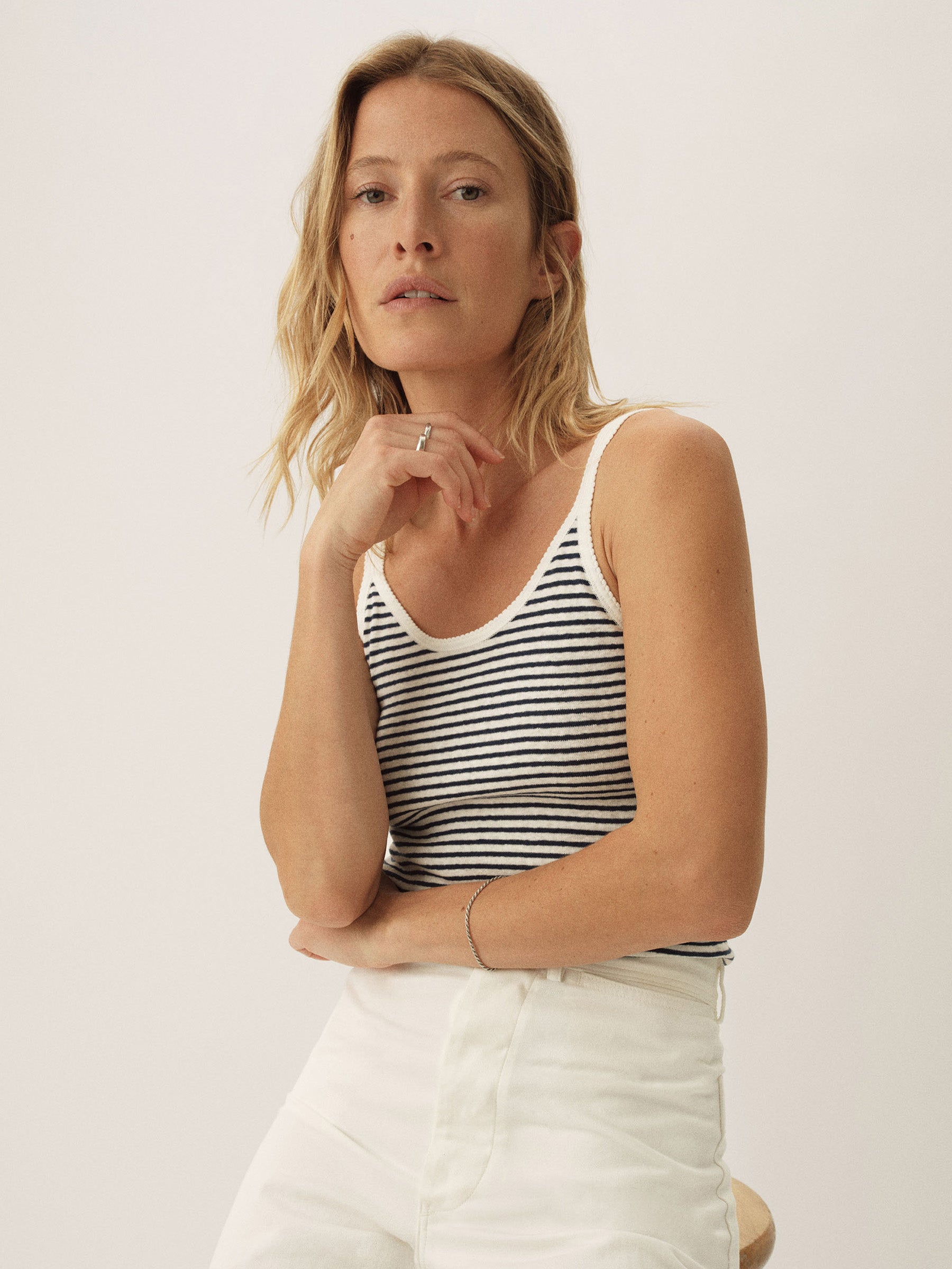 blue / white stripe