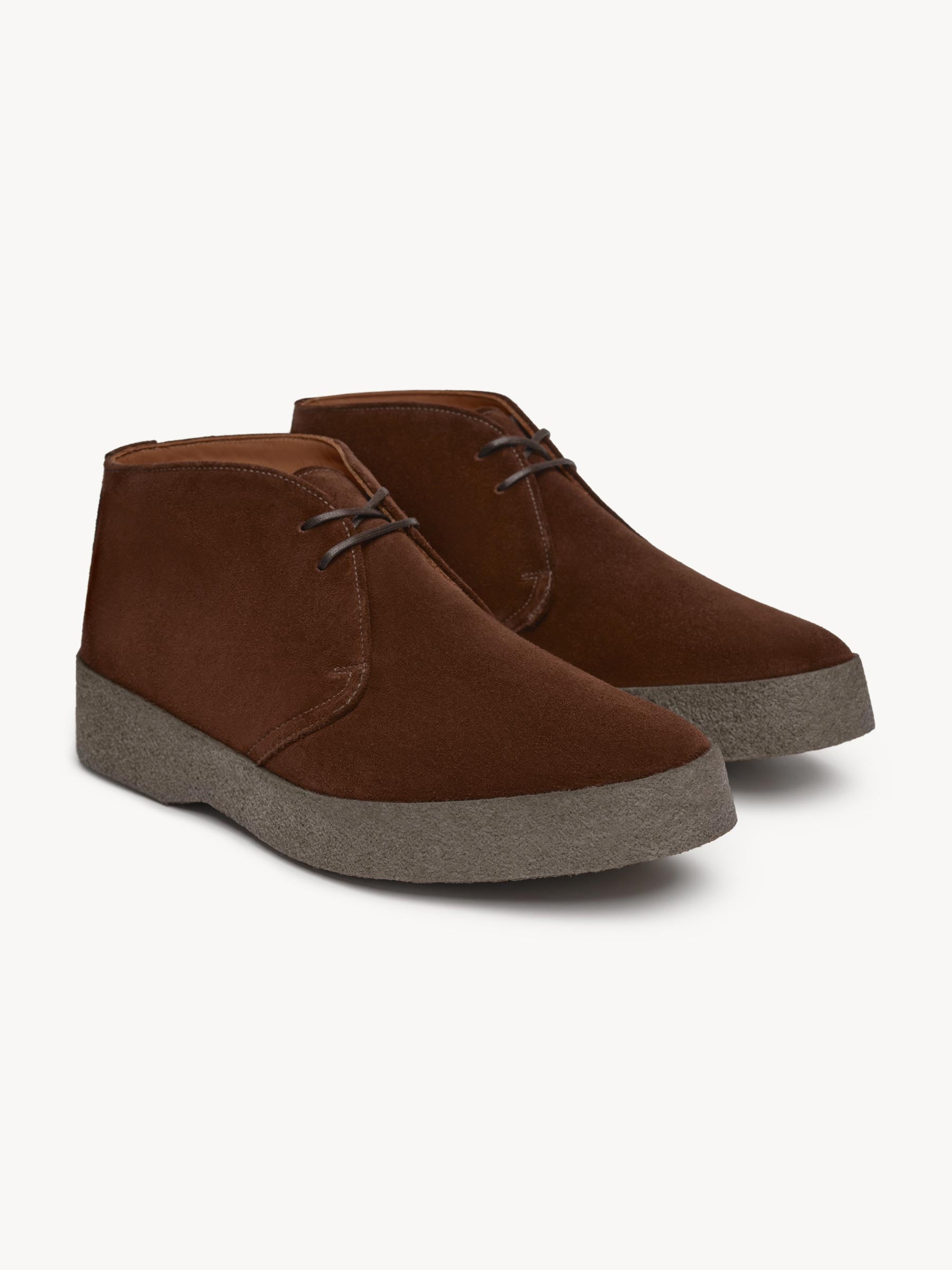 polo brown suede